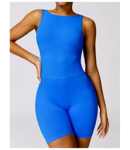 Короткий женский комбенизон Shorts Body Cannota model 42 (Blue deepth)